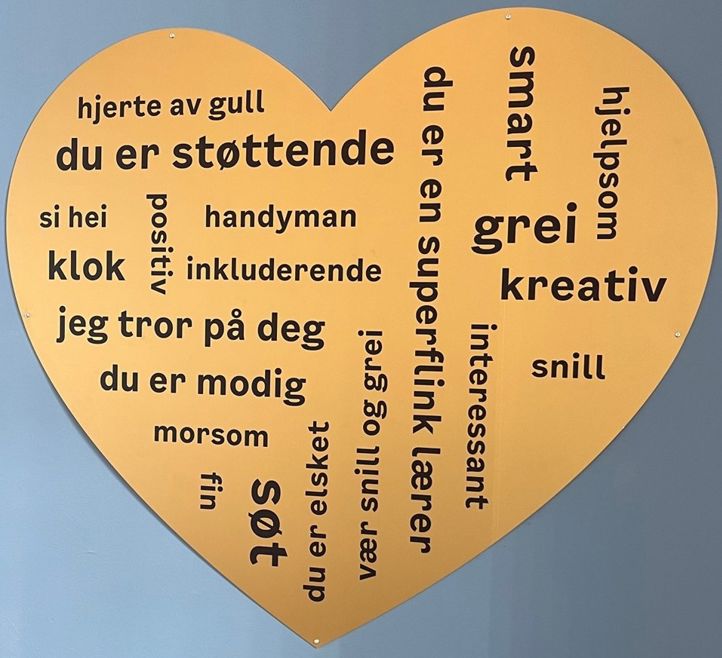 Hjertelogo til språkkampanjen